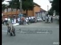 Horse kicks stupid guy in the face