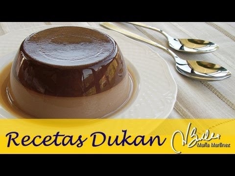 Adelgazar: Flan de Agar Agar y Chocolate (Dukan Crucero) / Diet Agar & Cocoa Flan