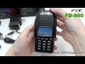 FDC FD-880 Dual Band 136-174/400-480Mhz FM Radio