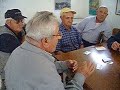 Old fishermen playing in their club (b)