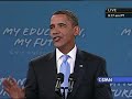 Pres. Obama delivered a national address to students across the country to talk to them about the importance of education. He spoke to a group of students at Wakefield High School in Arlington, VA.