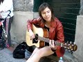 Prairie busking at Salamanca Market