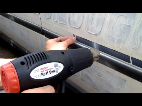 how to remove decals from a car