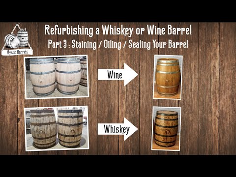 Part 3: Staining & Sealing Your Barrel