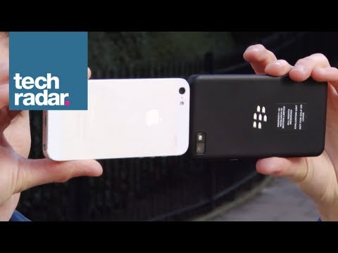 BlackBerry Z10 vs iPhone 5 HD Video Test Comparison