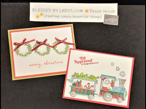 Santa’s Delivery-Make It Monday #72 – Blessed by Cards w/Renae Novak