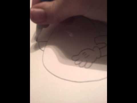 how to draw m&m guy
