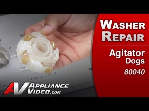 how to repair agitator on whirlpool washer