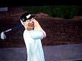when i was about to play a 3 player 18 holes stroke match, i selected my custom player. but when the game started, i had control of this weird combination of tiger woods + white guy player instead of my custom player. his name is bogus, and he stinks at his swings. nintendo wii version. (no gameshark or other hacking device was used for this glitch, it was just random.)