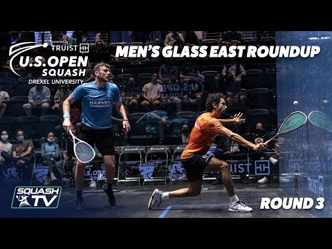 Squash: U.S. Open 2021 - Men's Glass West Roundup - Rd 3