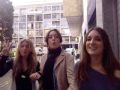 Belen Claudia y Malu en el recreo