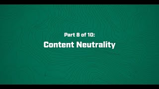 Content Neutrality