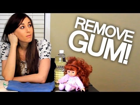 how to remove gum from carpet