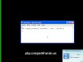 PHP Video Aula 1 - Conexão simples ao mysql