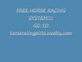 Horse Racin Betting System WIN 80% of the time