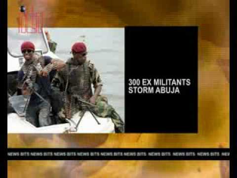 militant rehabilitation - Ask for a review of the rehabilitation provisions. Some militants stormed the Eagle square, Abuja to air their grievances concerning the rehabilitation exe...
