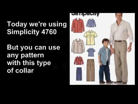 how to attach t shirt collar