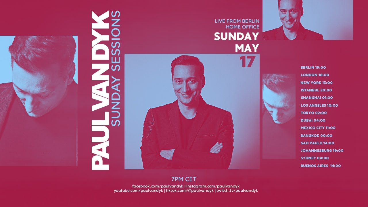 Paul van Dyk - Live @ Sunday Sessions #10 2020