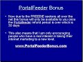 Portal Feeder Bonus