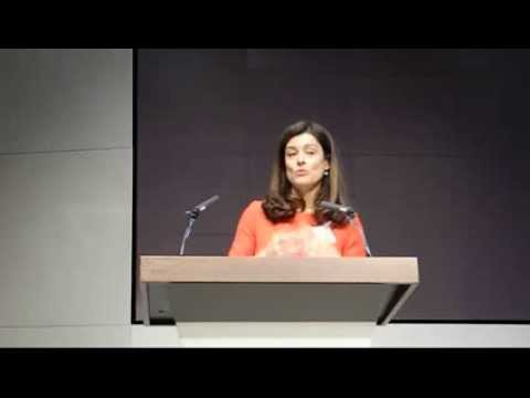 miriam gonzalez - Miriam Gonzalez Durantez speaking at the Women of the Future Network Reception on Monday 18th November 2013 at J P Morgan headquarters in London.