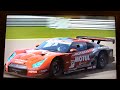 Replay from Gran Turismo 5 CES 2010 demo, of the Nissan Motul Autech GT-R GT500 2008 (Super GT) racing by Artificial Intelligence on Indianapolis Road Course.Note that AI cars had no incar views at all during replays. Incar view was only available for player's car and there were only two camera angles. Video recorded from 1080i Bravia screen, in 1280x720p@60fps with a Panasonic TZ7. This demo isn't related to 