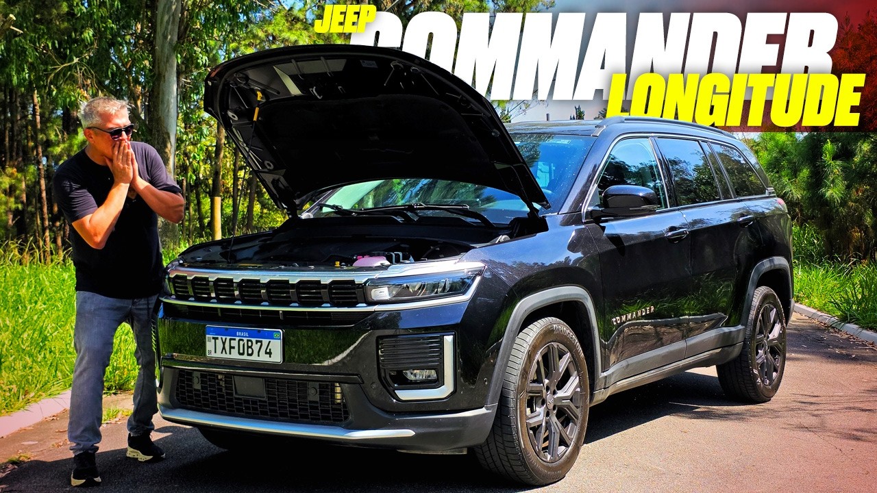 Novo Jeep Commander Longitude - POR R$ 199.990? MELHOR QUE O TIGGO 8? PERDEU POTÊNCIA? EU CONTO!