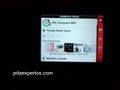 videos de Blackberry Storm 9500 hands on/demo - pdaexpertos.com