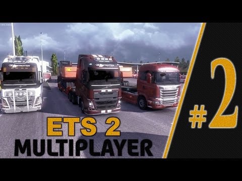 Euro Truck Simulator 2 Multiplayer - we dwóch to już prawie konwój ;-)
