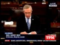 Harry Reid Quotes TPM's Brian Beutler On Senate Floor