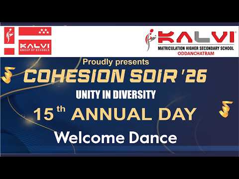 Annual Day 2026 | Welcome Dance |Kalvi Matriculation Higher Secondary School- Oddanchatram