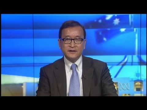 Cambodian - Sam Rainsy is the exiled leader of the main opposition party in Cambodia, he says he is hopeful of returning to Cambodia to take part in a free and fair elec...