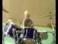 Drum Solo by a 4 year old kid