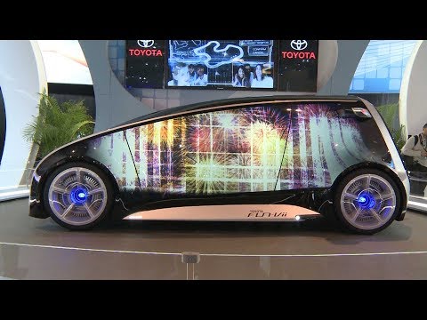 TOYOTA CONCEPT CAR - The Toyota Fun-Vii concept vehicle made a debut in Canada for the first time at the Canadian International Auto Show 2013. Designed to attract a younger gene...
