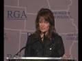 Governor Sarah Palin speaks at the Republican Governors Association Annual Conference