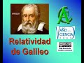 Relatividad de Galileo