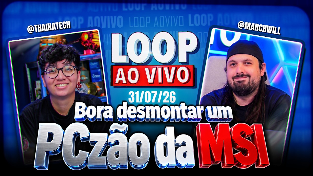 Loop ao Vivo COM SORTEIO | BORA DESMONTAR UM PC DA MSI