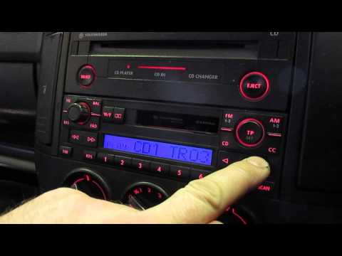 how to change cd player in vw polo