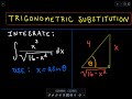 Trigonometric Substitution - Example 1