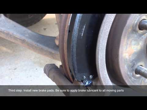 How to change front brake pads on Jeep Liberty KJ