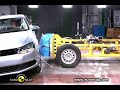 www.euroncap.comFrontal Impact takes place at 64 Km/h, 40% of the width of the car striking a deformable barrier. In the side impact, a mobile deformable barrier impacts the driver's door at 50 km/h. In the pole test, the car tested is propelled sideways at 29km/h into a rigid pole.