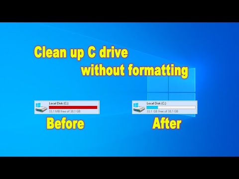 video-linktoworks-Clean C drive in windows 10 without formatting (make...