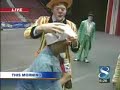 Clowns Bull Whip Reporter\