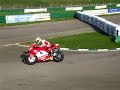 Listen to the sound of a Moto GP bike going around the track of Mallory Park, Race of the year 21st October 2007...all 260 bph of it, and he only got to 4th gear!