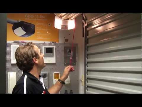 how to re engage garage door opener