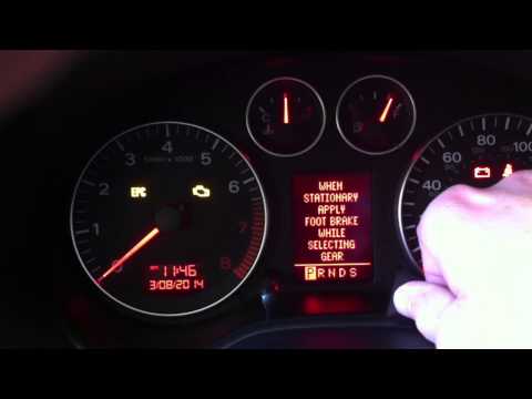 how to reset service light on audi a3