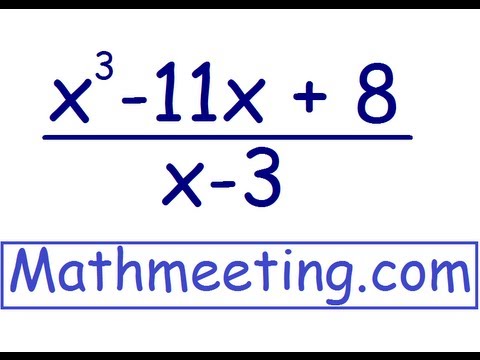 how to perform synthetic division