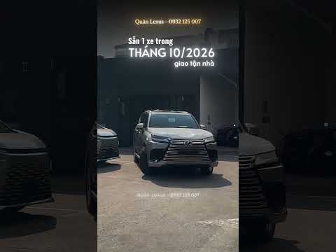 Lexus LX 600 Urban đang có 1 xe màu Bạc Titan giao tận nhà tháng 10 này #lexus #lx600 #lx600urban