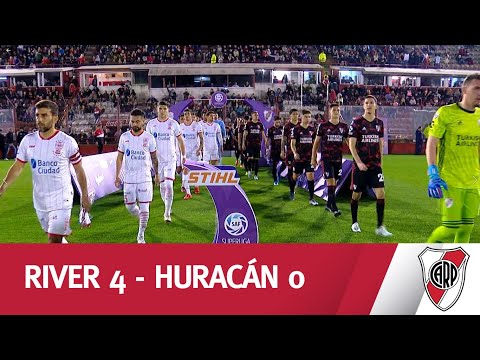 UNA MÁQUINA: River goleó a Huracán en una actuación memorable