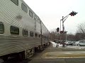 Metra 2116 leaving Libertyville