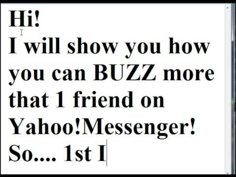 how to buzz on yahoo